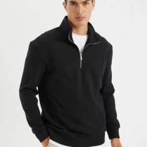 سويت شيرت نص سوسته اسود