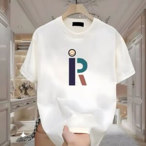 تيشرت smile R أوفر سايز بوليفار ابيض